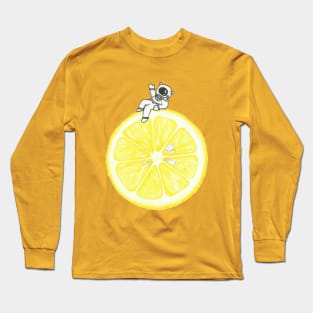 Lemon Spaceman Long Sleeve T-Shirt